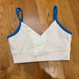 Five The Label Blue and White Sports Bra - YL